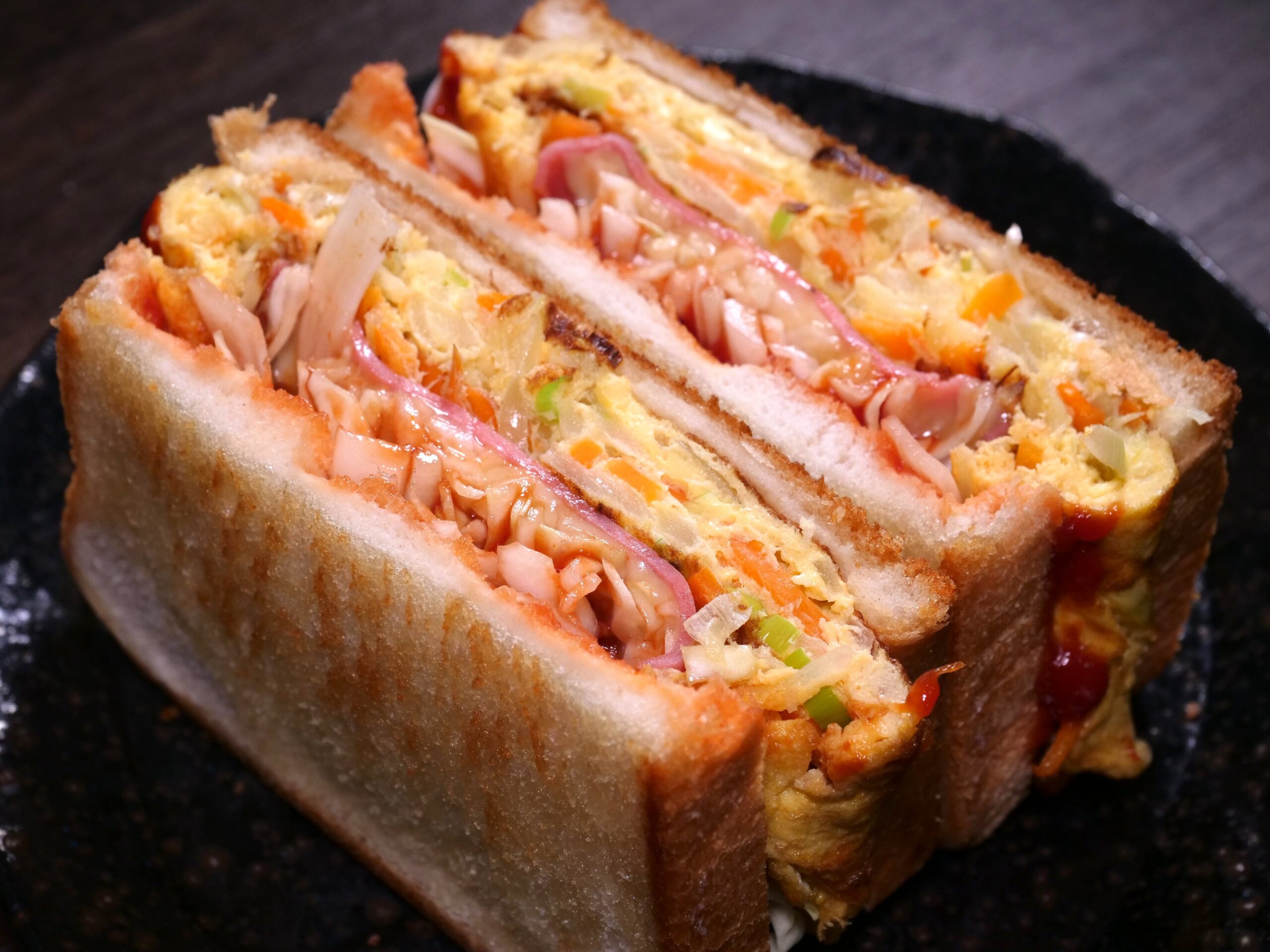明洞ハンバーガートースト